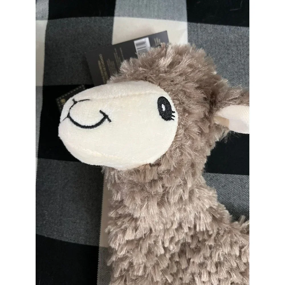 NWT Nandog CUSTOM Embroidered llama squeaker dog toy